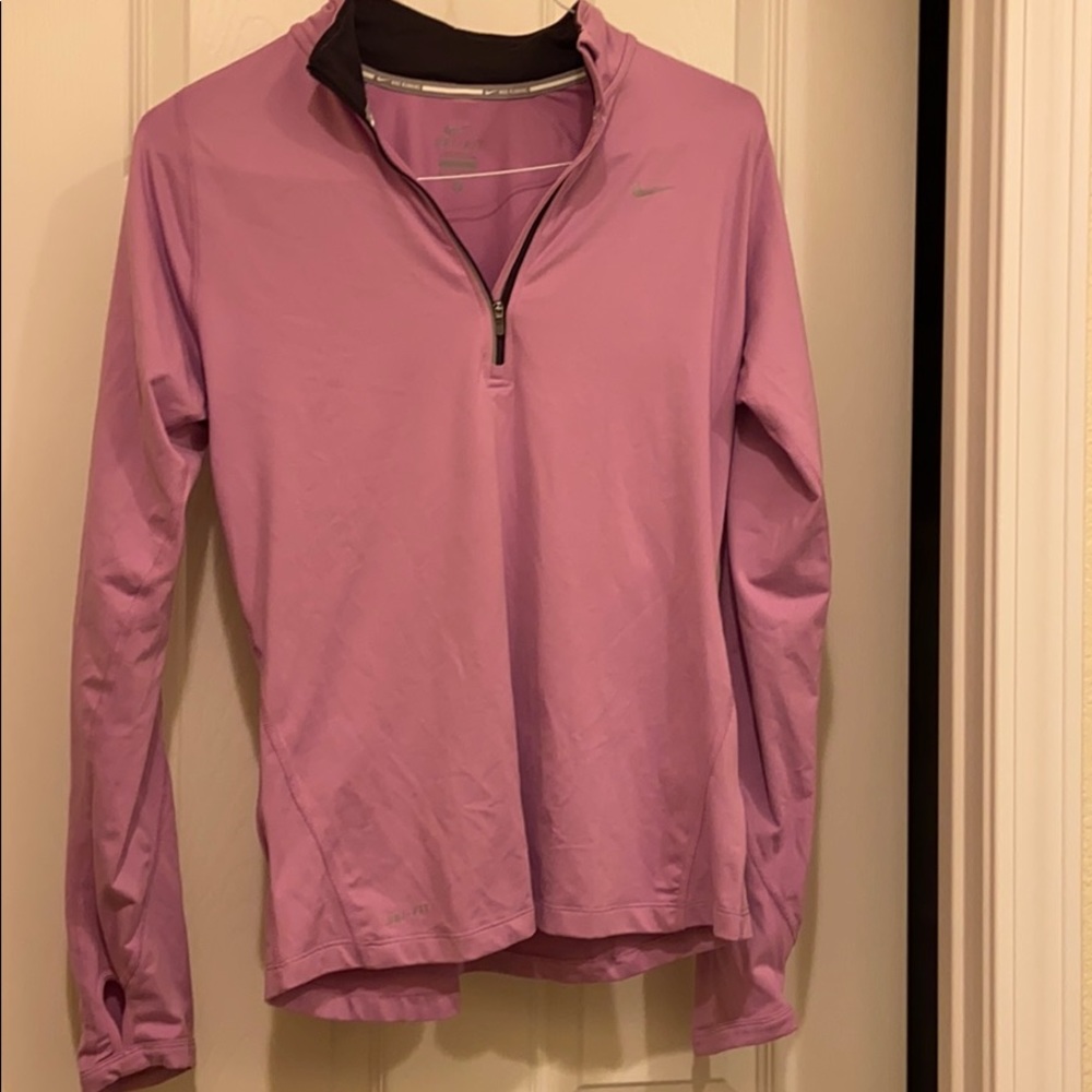 Light purple mike dri fit quarter zip